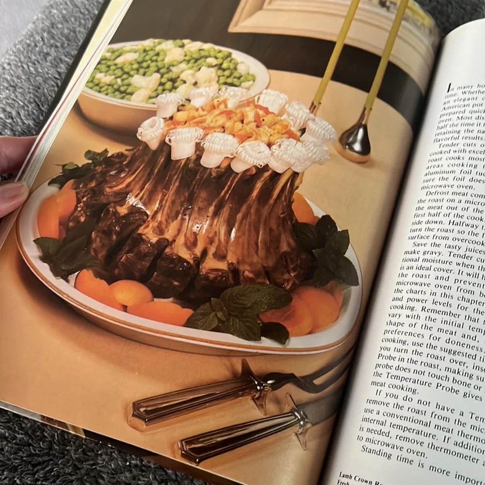 ADVENTURES IN MICROWAVE COOKING COOKBOOK AND TIPS 1979 VINTAGE HARDCOVER BOOK